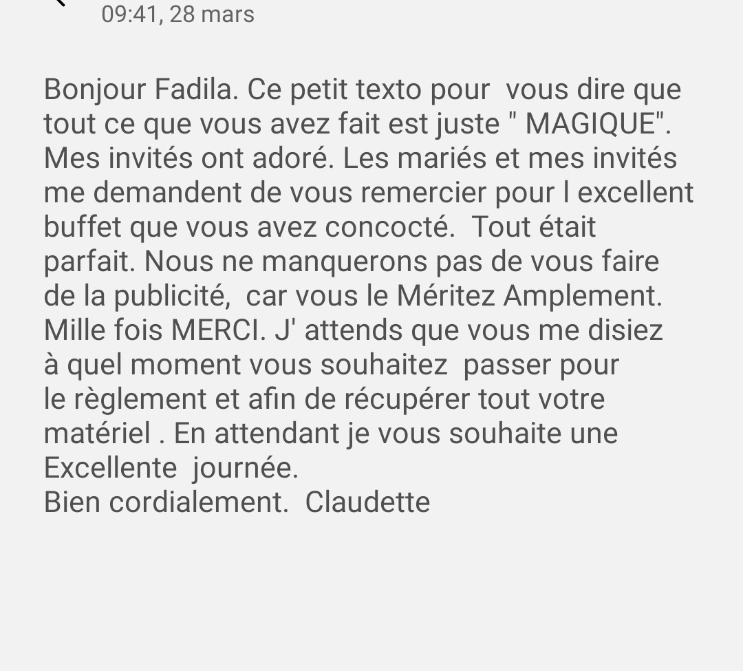 Témoignage Claudette Rencontre avec Claudette