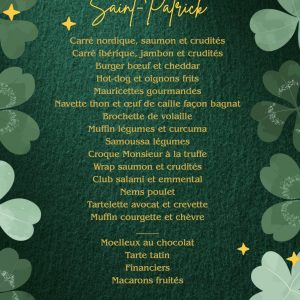 Buffet Saint-Patrick ☘️