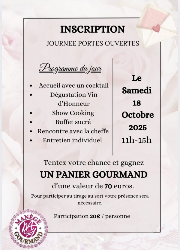 Inscription porte ouverte