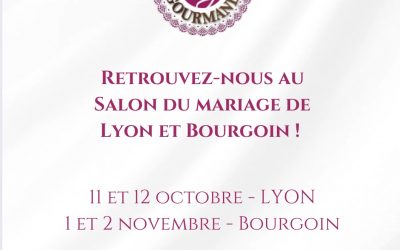 Retrouvez-nous au salon du mariage de Lyon & Bourgoin ce mois ci ! ✨