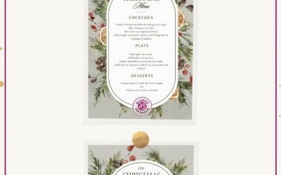 Les menus et buffets de Noël sont de retour ! 💖